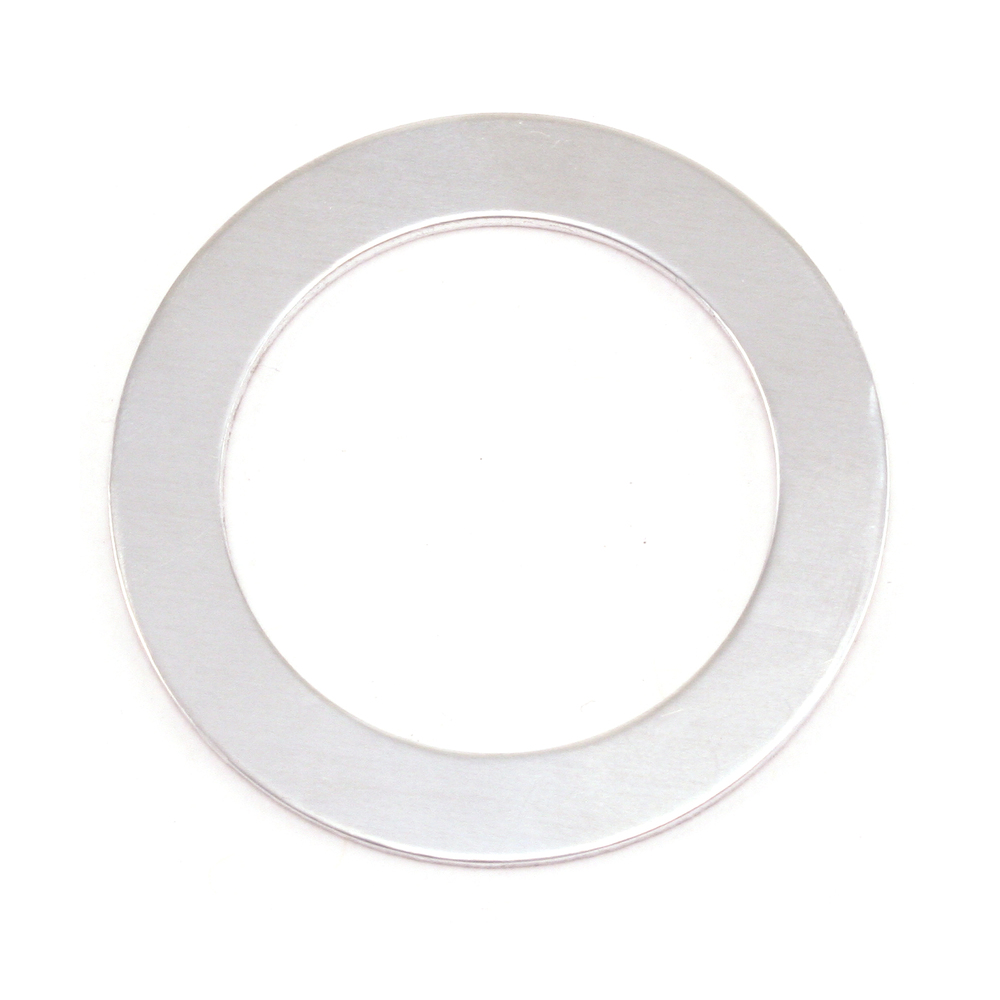 Metal Stamping Blanks Aluminum Washer , 31.5mm (1.24") with 22mm (.87") ID, 18g, Pack of 5